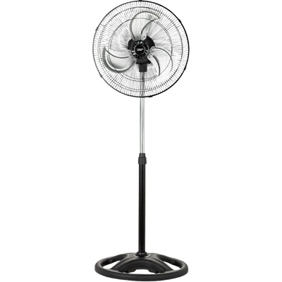 18" Black Pedestal Fan