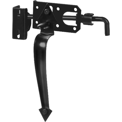 3" Black Door/Gate Latch