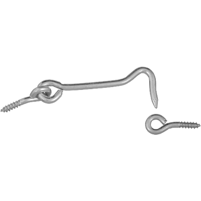 3" Zinc Hook And Eye