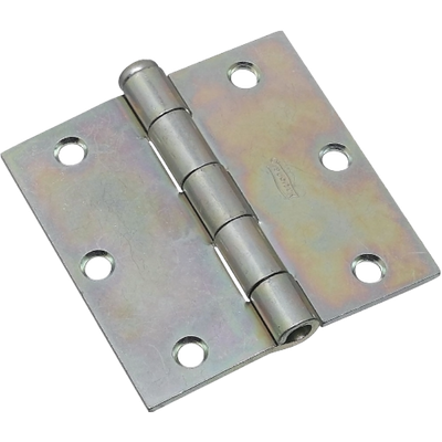 3-1/2" Zinc Broad Plate Hinge