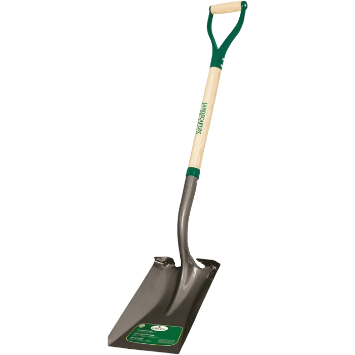 30" D-Grip Wood Handle Steel Blade Shovel