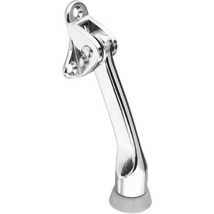 4" Zinc Kickdown Doorstop