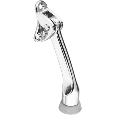 4" Zinc Kickdown Doorstop