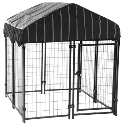 4'X4' Dog Kennel Lucky Dog
