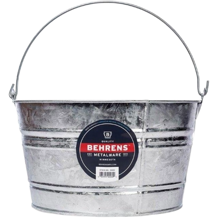 4-1/4 Gal Metal Scrub Pail