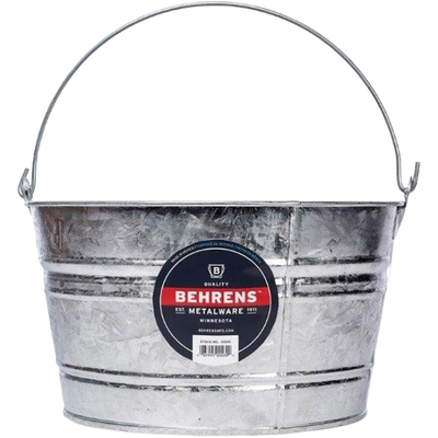 4-1/4 Gal Metal Scrub Pail