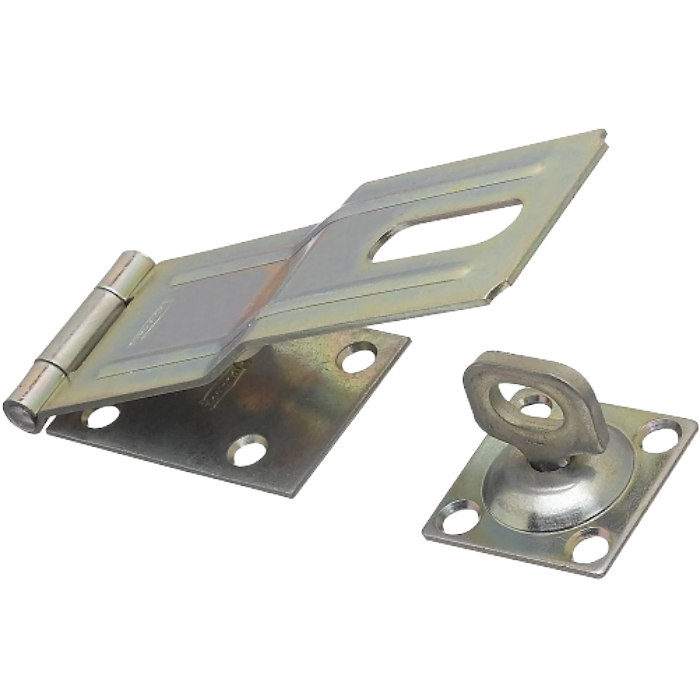 6" Zinc Safety Hasp