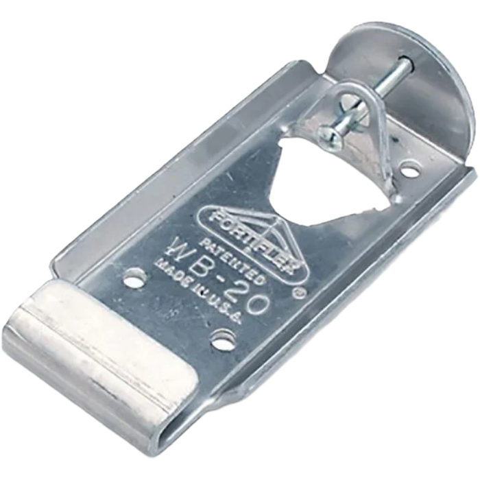 Alum Wall Bracket For Flat Back Buckets