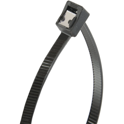 Black Double-Locking Cable Tie