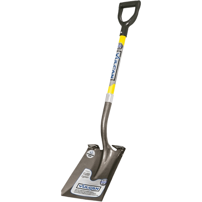 D-Grip Fiberglass Handle Steel Blade Shovel