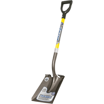 D-Grip Fiberglass Handle Steel Blade Shovel