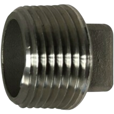 Fuel - 2" Plug Stainless