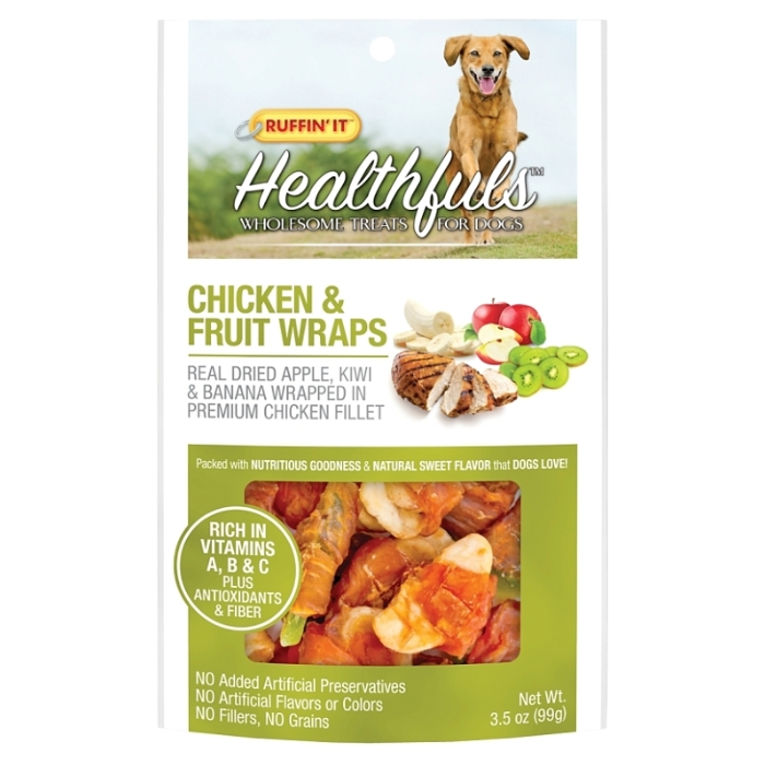 Healthfuls Chicken &amp; Fruit Wraps Dog Treats