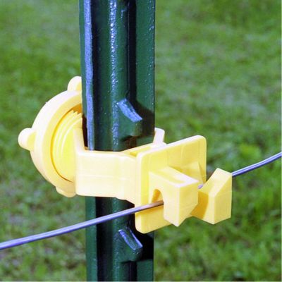 Yellow Screw-on T-post Insulators Pk of 25