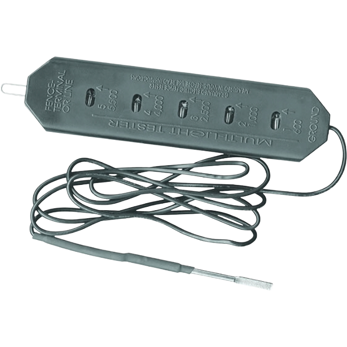 Multi-Light Electric Fence Tester