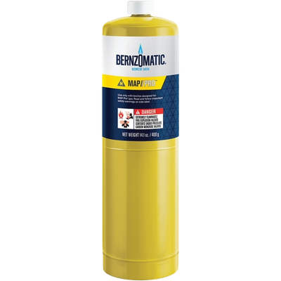 MAPP Gas Cylinder - Yellow