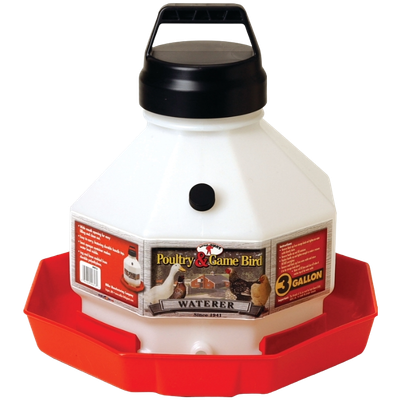 Poultry &amp; Game Bird Waterer 3 Gal