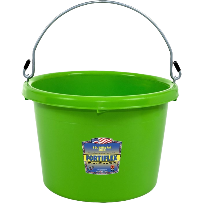 Utility Pail Green 8 Qt