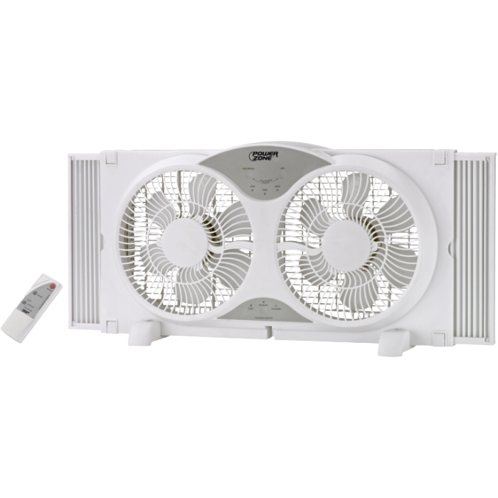 White Window Fan