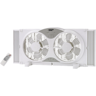 White Window Fan