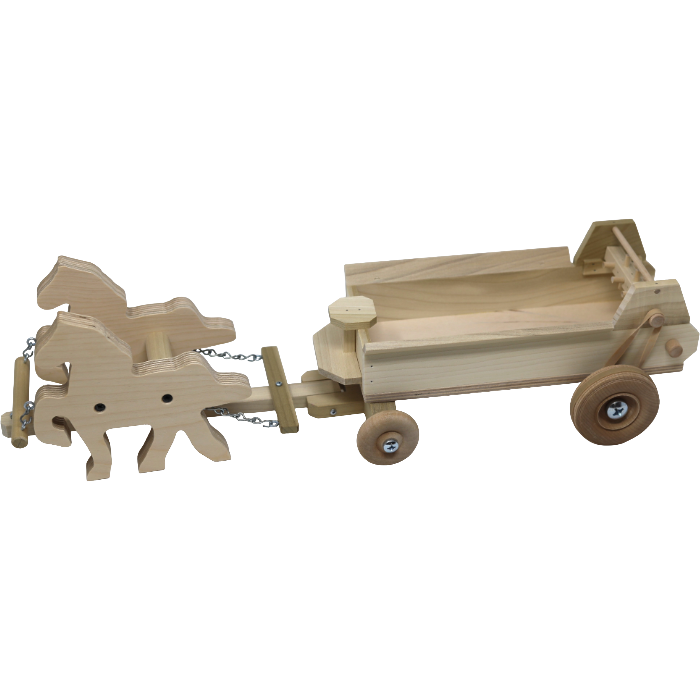Owl Manure Spreader w/Horses