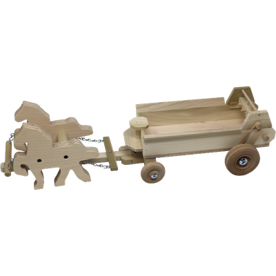 Owl Manure Spreader w/Horses