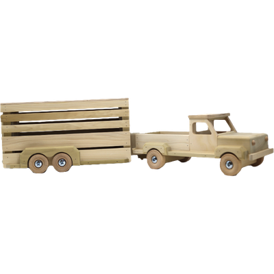 Owl Pickup Truck &amp; Horse Trailer