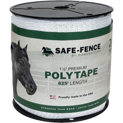 Safe-Fence 1-1/2" Polytape - White
