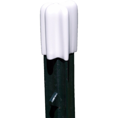 Safe-T-Post Caps White