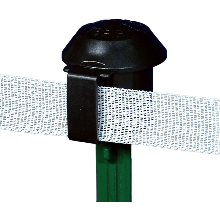 T-Post Cap Insulator Black-Pack of 10