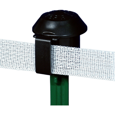 T-Post Cap Insulator Black-Pack of 10