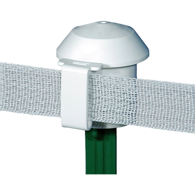 T-Post Cap Insulator White Pk of 10