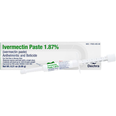 Ivermectin Dewormer Paste Equine - Dechra