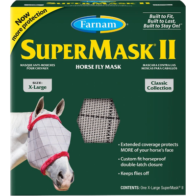 Supermask II Fly Mask w/o Ears XL