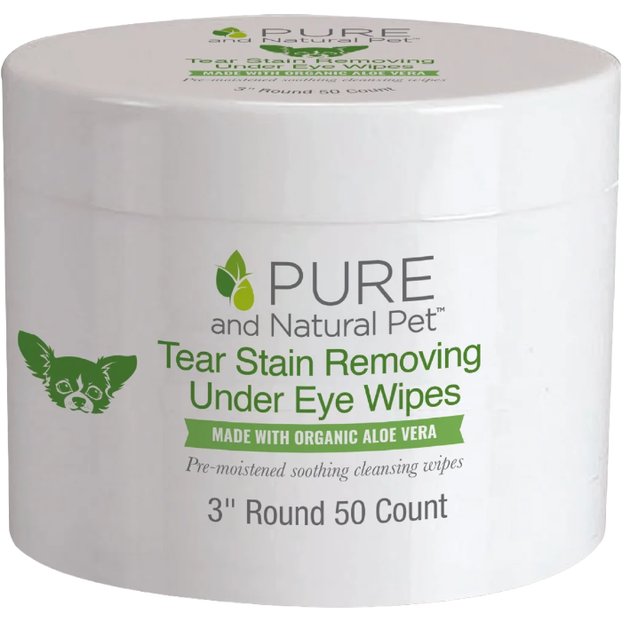 Pure &amp; Natural Pet Tear Stain Removing Under-Eye Wipes