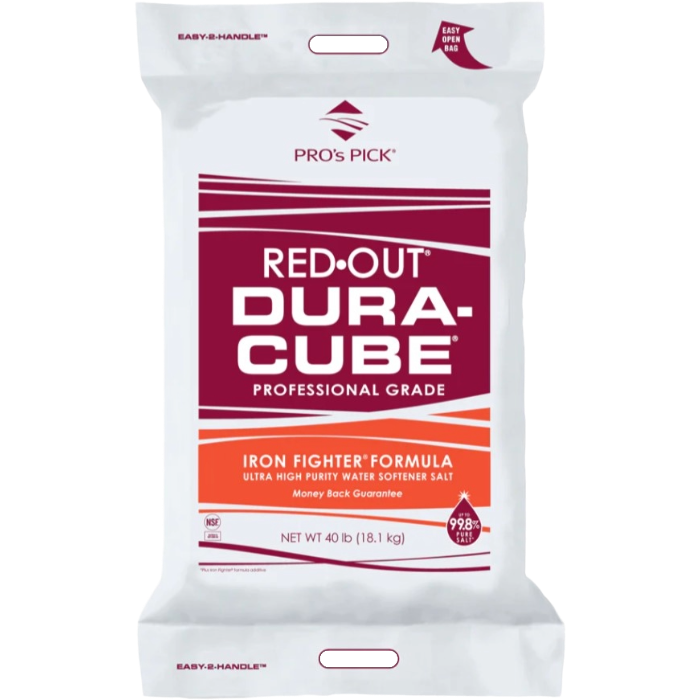 Dura Cube Softener Salt Red Out