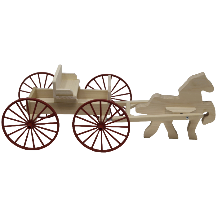 Owl Open Buggy w/Horse