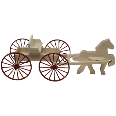 Owl Open Buggy w/Horse