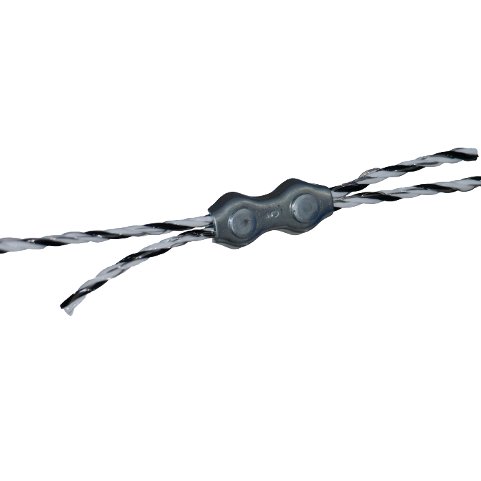 2 Bolt Rope Clamp, Size: 3MM