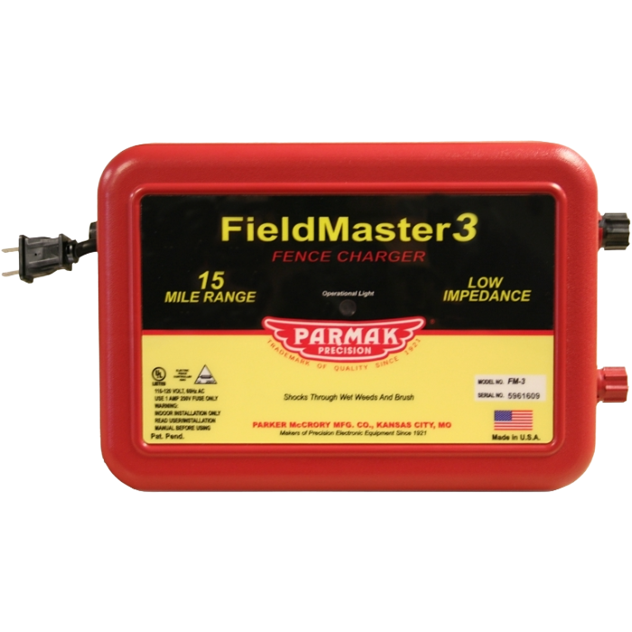 110V-AC Electric Fence Charger, Type: 15 Miles