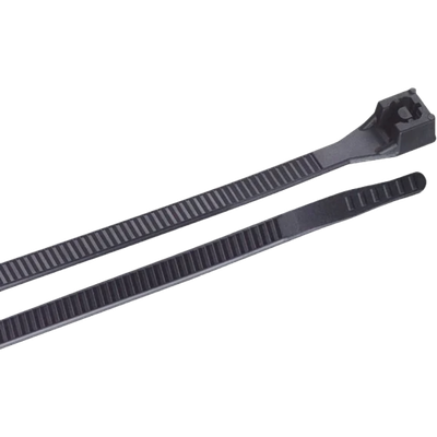 Black Double-Locking Cable Tie