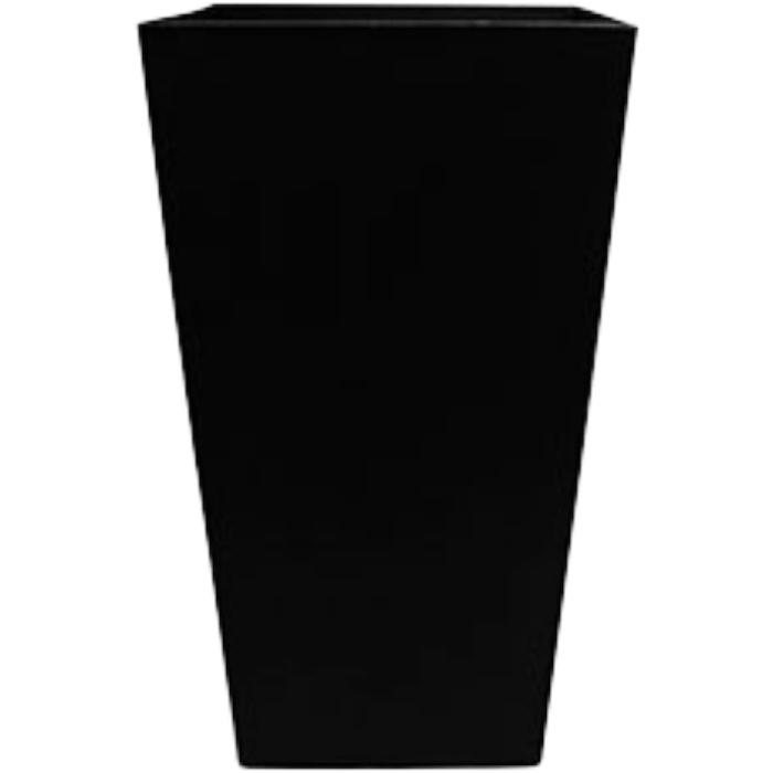 Planter 20" Square, Colour: Black