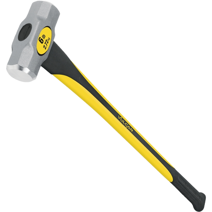 Fiberglass Sledge Hammer, Size: 6lb