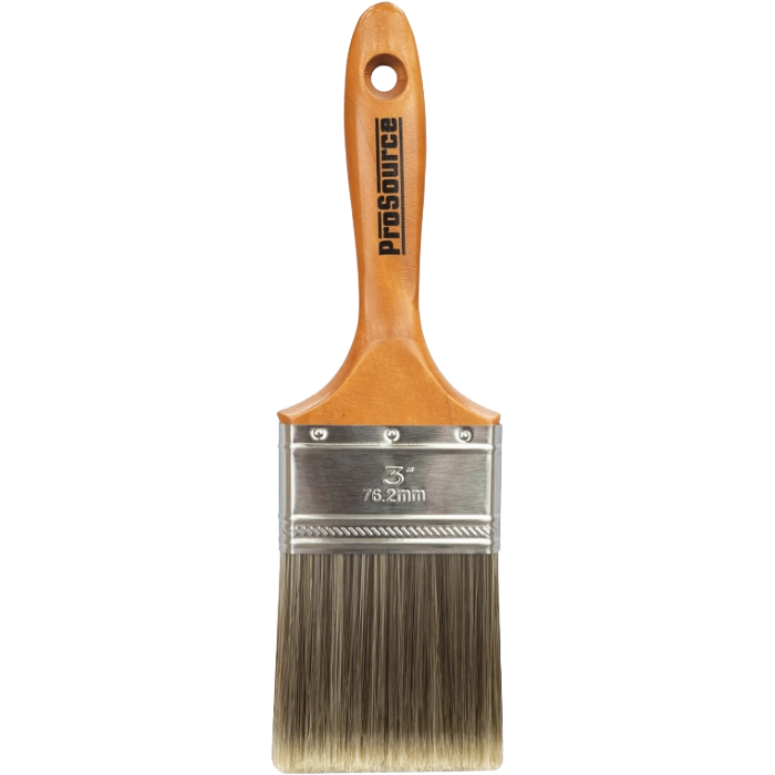 Flat Blended Poly Paint Brush, Size: 3"