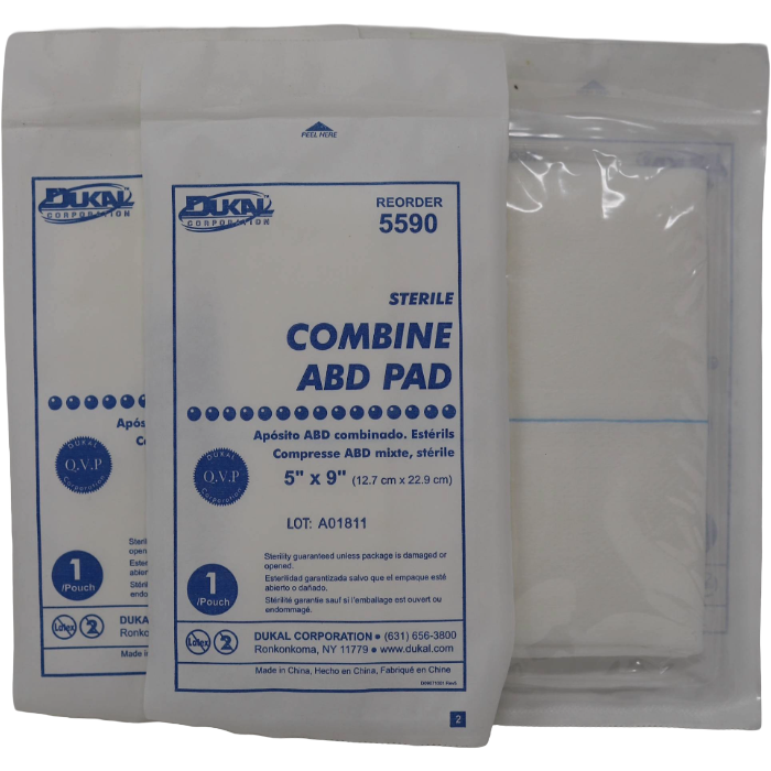Wound Care Pads, Size: 5" X 9"