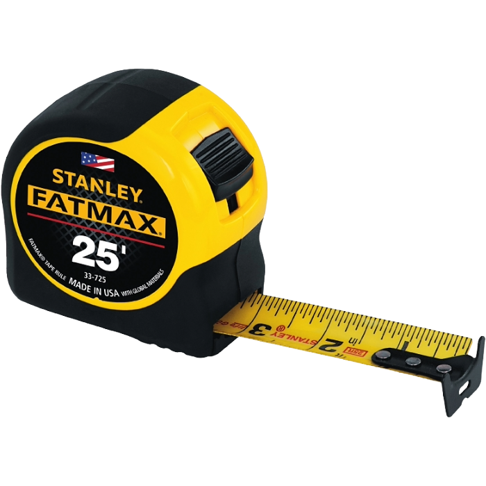 Stanley Tape Measure, Size: 25'