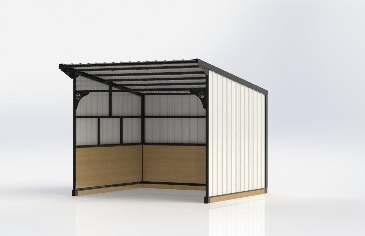 Open Shelter, Size: 10'x10'