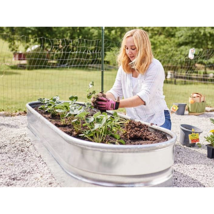 Oval Raised Bed Planter (No Bottom), Size: 2' X 1' X 6 '