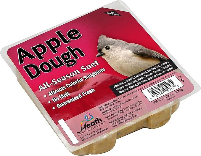 SUET BIRD FOOD HEATH, Flavor: APPLE DOUGH