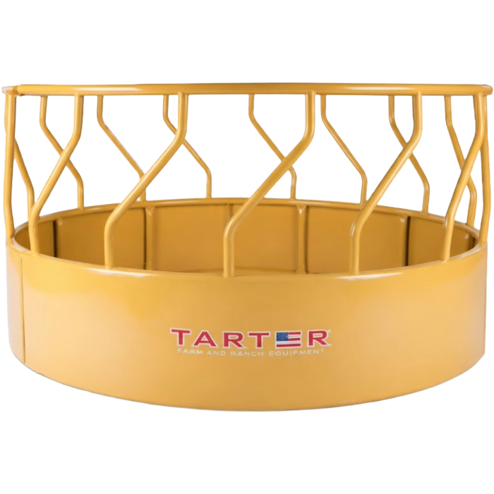 Titan Tall Bull Round Bale Feeder - Yellow